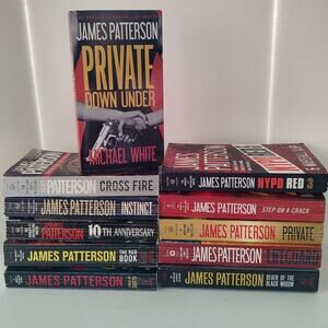 James Patterson Lot/11 Trade Paperback Crime Drama Thriller Suspense Novels